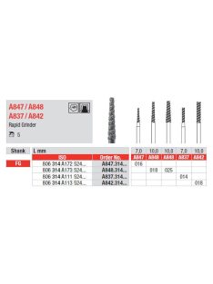 Fg gyémánt A848 018 RG Rapid Gri