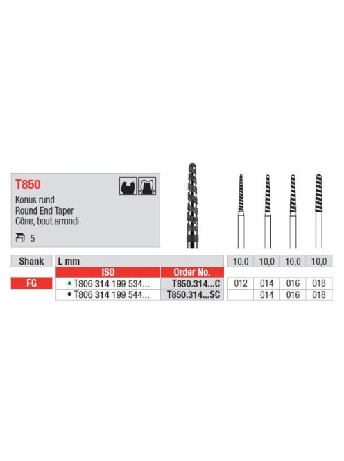 Fg gyémánt T850 018 Turbo C