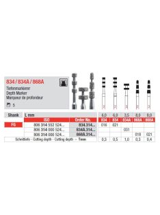 Fg gyémánt 834 016 806 314 552 524 016 Depth Marker