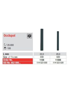 Occlupol 1106 fekete CoCr