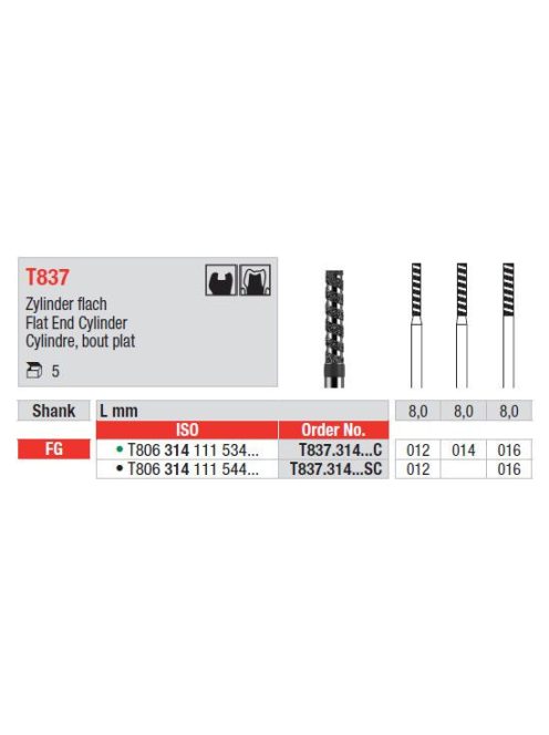 Fg gyémánt T837 016 Turbo SC