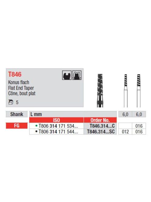 Fg gyémánt T846 016 Turbo SC