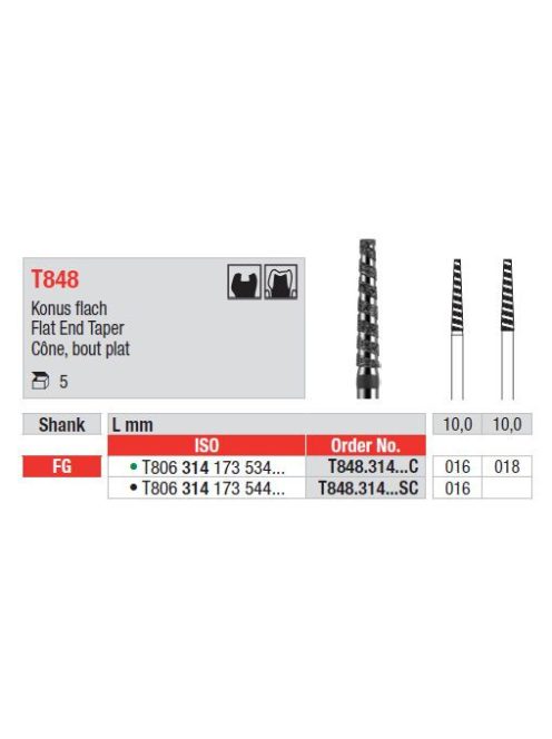 Fg gyémánt T848 016 Turbo C