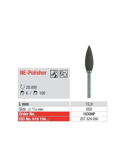 NE-polír 1030 HP 6db láng 618 104 257 524 050