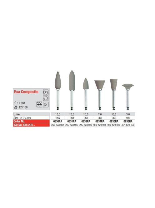 Exa-Composite 0832 RA 1 DB szürke