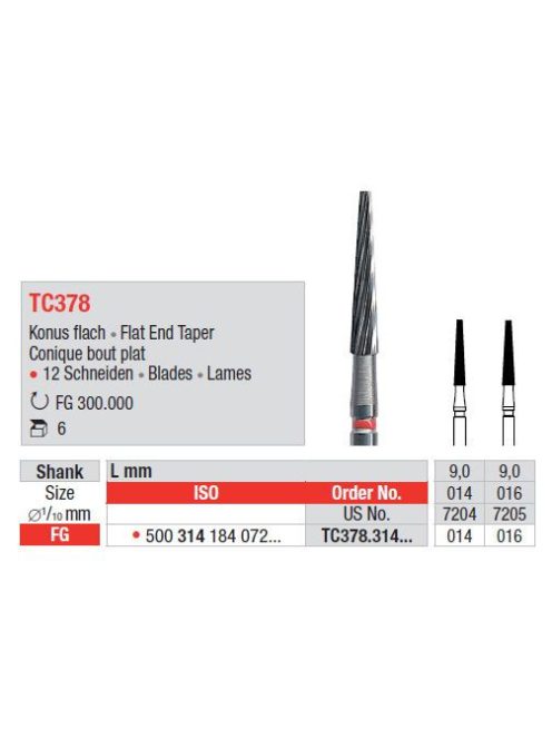 TC378 314 014 Finishing instrum