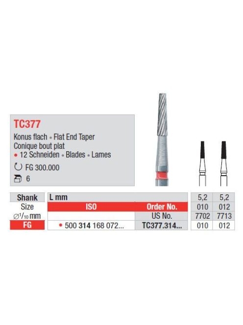 TC377 314 012 Finishing instrum