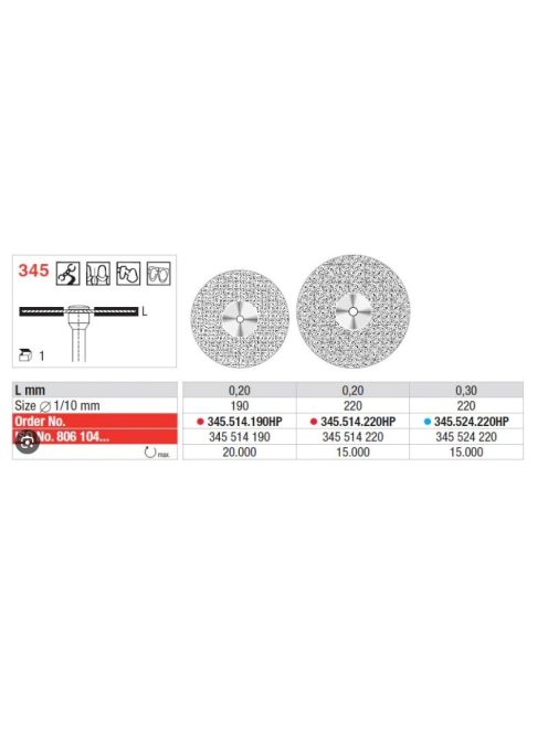 Edenta 345.514.190HP 0,2 Flex