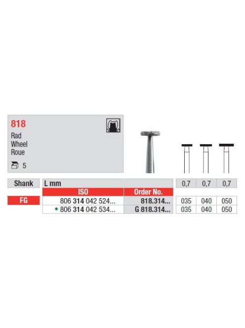 Fg gyémánt 818 050 G 806 314 042 534 050