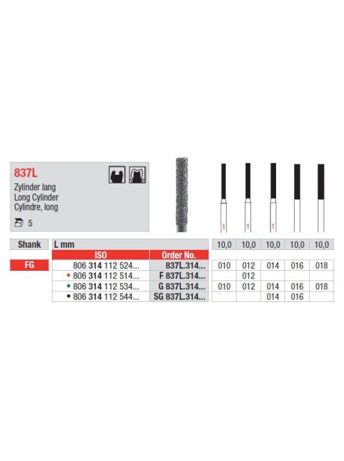 Fg gyémánt 837L 010 G 806 314 112 534 010