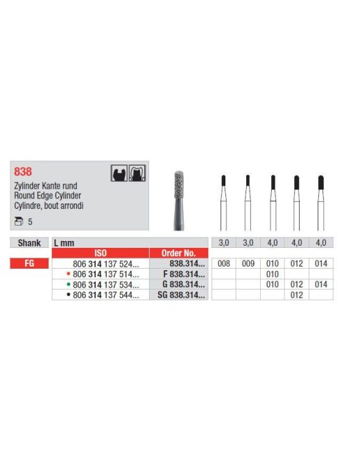 Fg gyémánt 838 012 SG 806 314 137 544 012