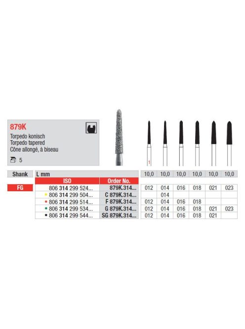 Fg gyémánt 879K 012 F 806 314 299 514 012