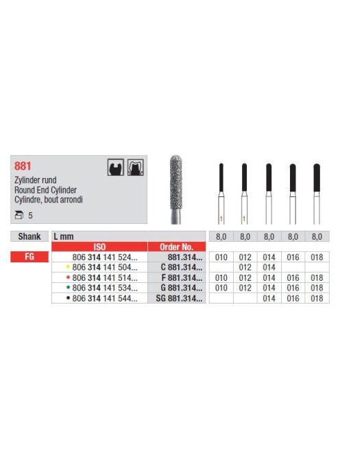 Fg gyémánt 881 010 F 806 314 141 514 010