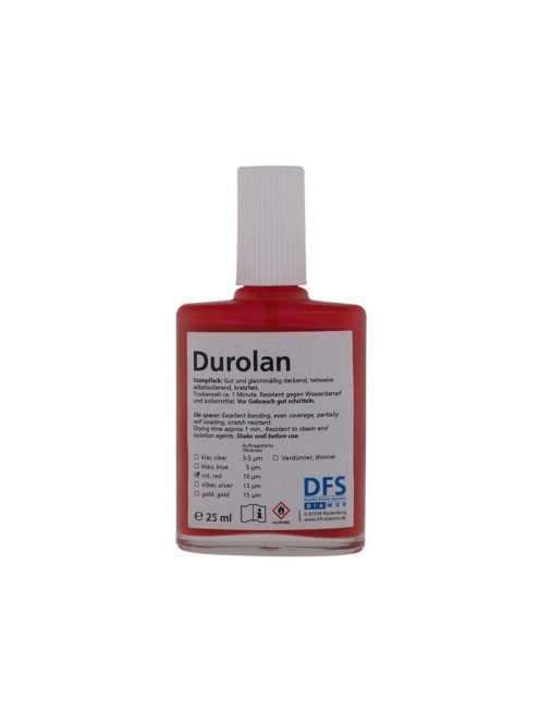 Durolan fogcsonklakk piros 25ml 10 mic.,DSF25002